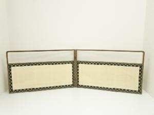 唐松丸紋・砂子風炉先屏風（箱付）